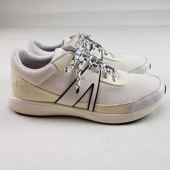 Alegria TRAQ Qarma Sneaker Womens 9.5-10 EU 40 White Walking Knit Comfort Shoe - Picture 2 of 12